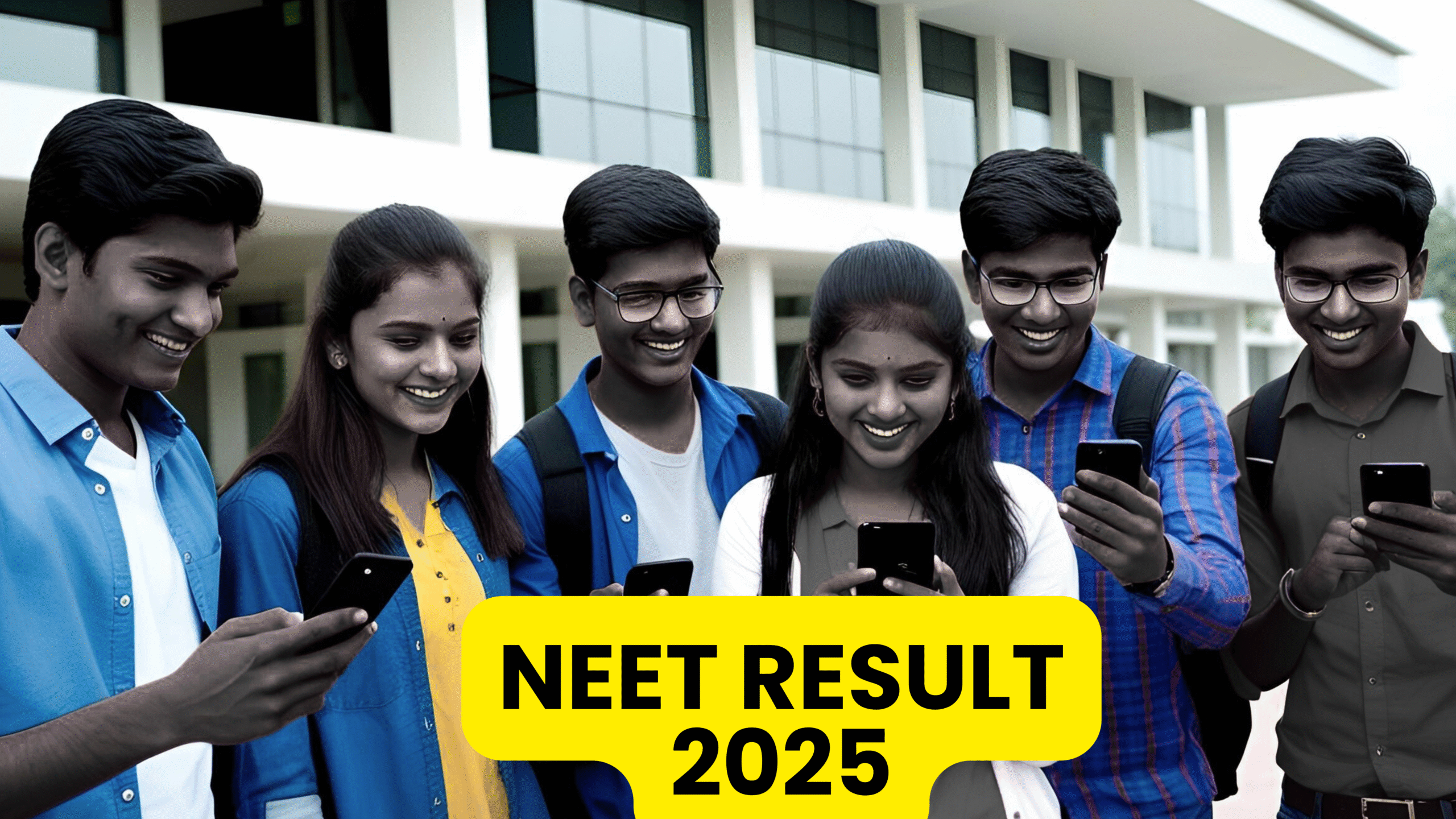 neet exam student checking result